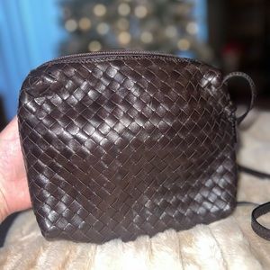 Dark brown vintage Bottega Veneta purse